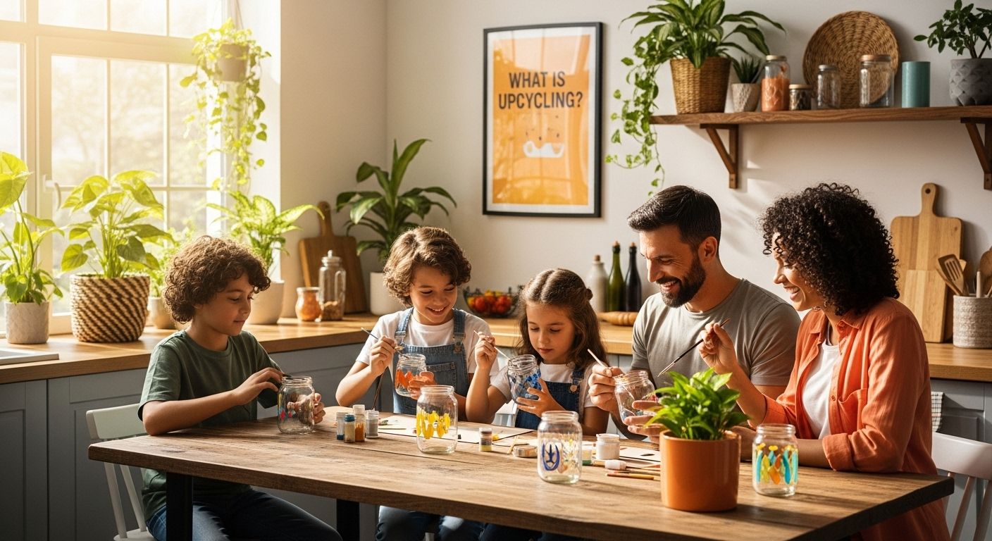 family upcycling activity
