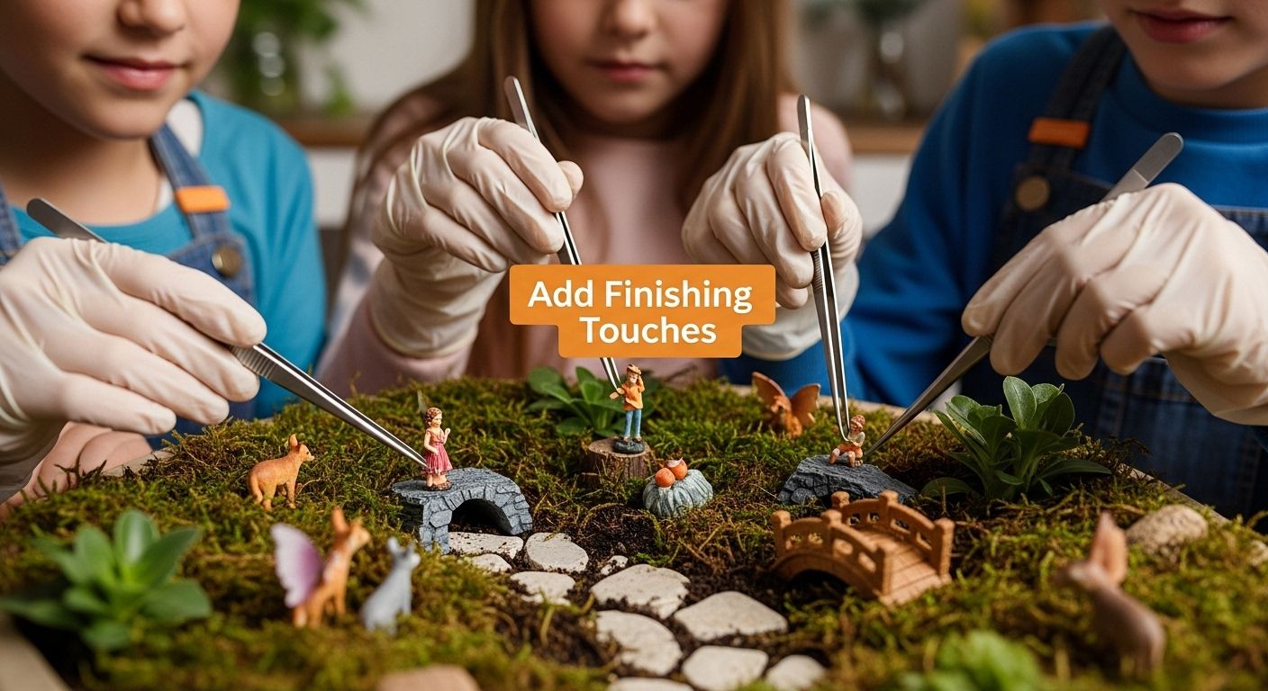 finishing touches fairy garden