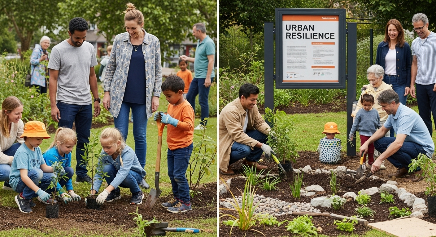 urban resilience families