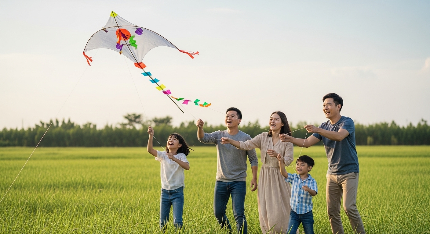 cerf volant fait maison vol