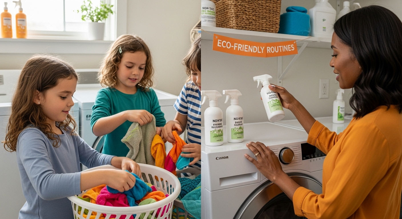 eco-friendly cleaning family
