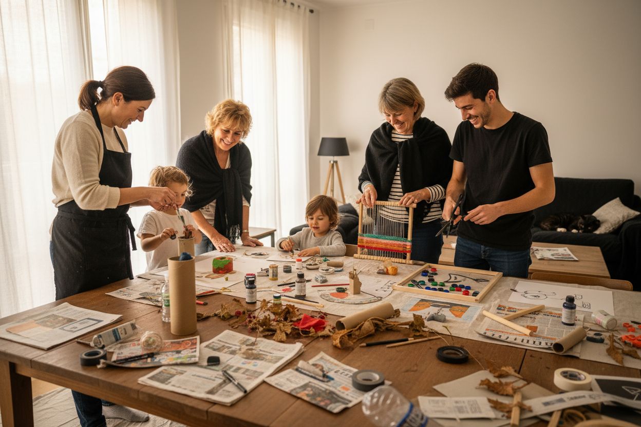 famille activités créatives écologie