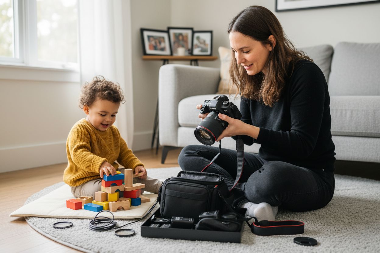 préparation matériel photo enfant