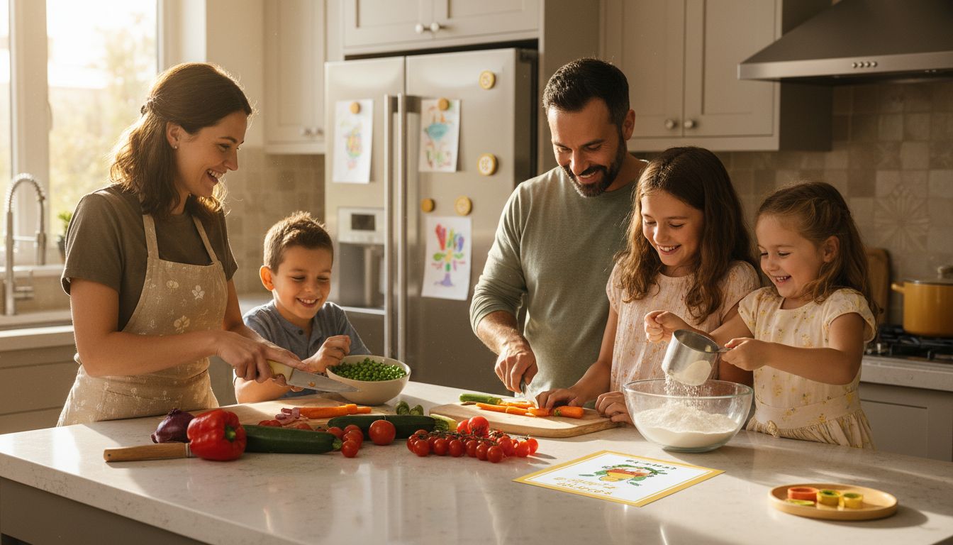 cooking together family