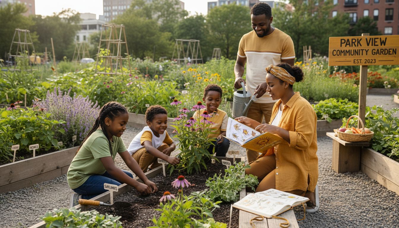urban family gardening