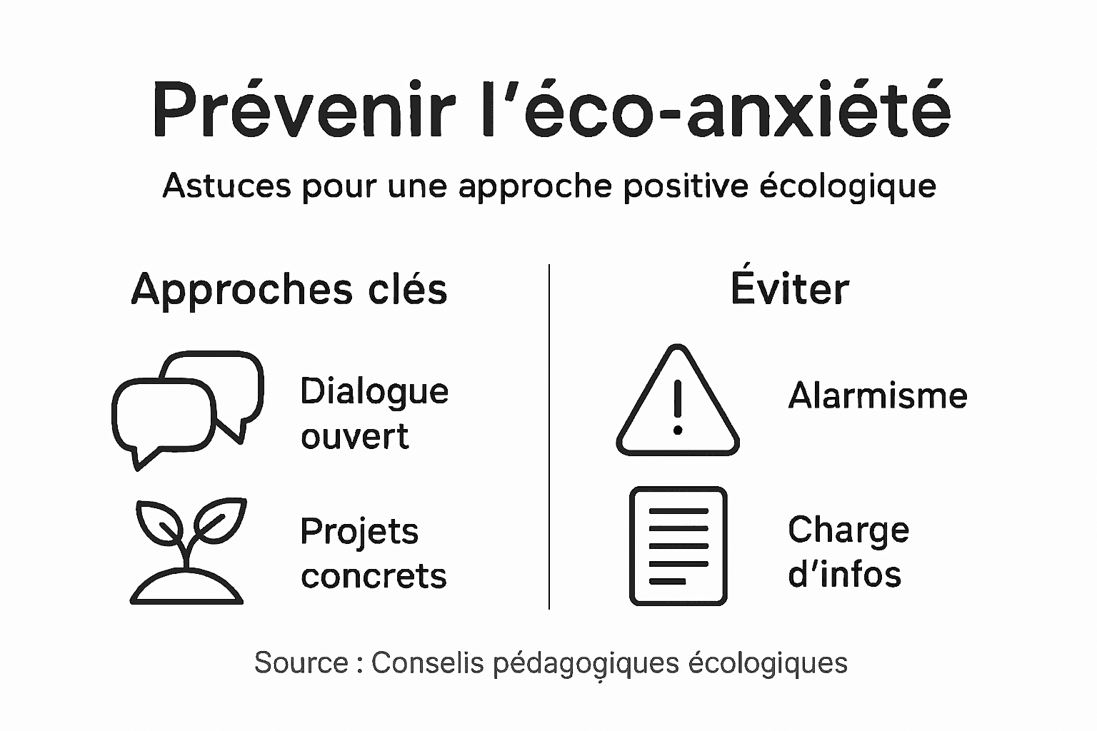 Infographie : comment aider les enfants à mieux gérer leur anxiété face aux enjeux environnementaux