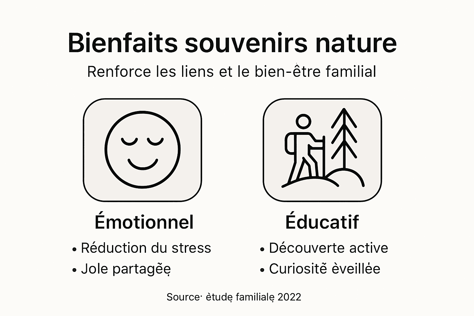 Visuel : les bienfaits des souvenirs liés à la nature