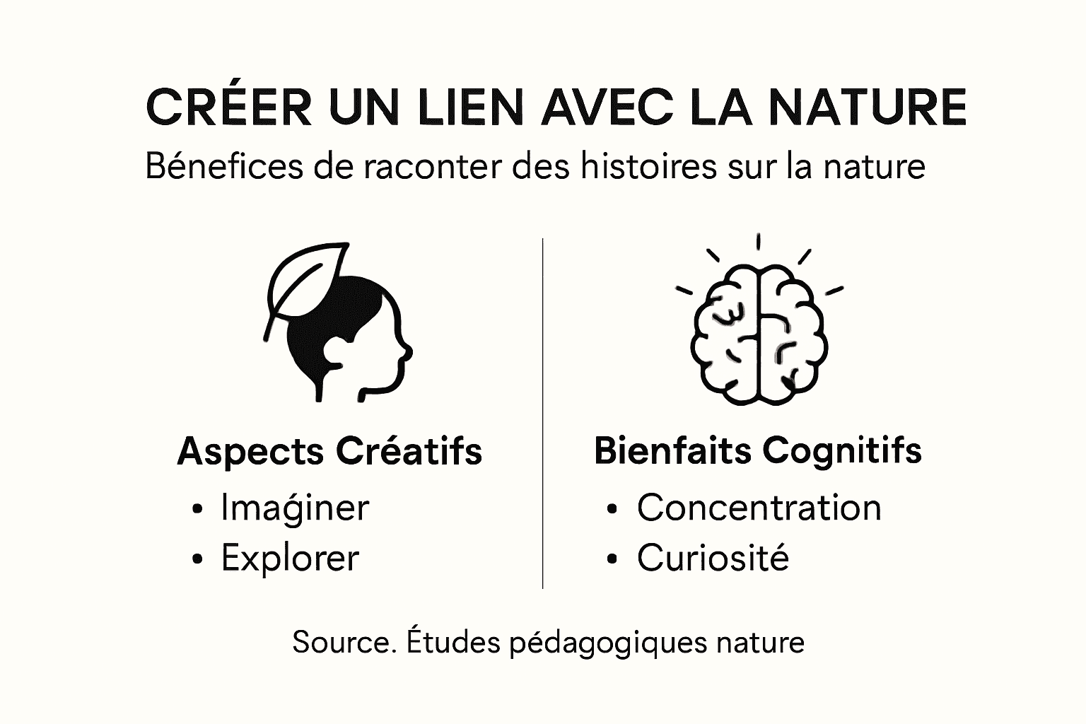 Infographie : comment le lien entre les enfants et la nature s’enrichit grâce au pouvoir du récit
