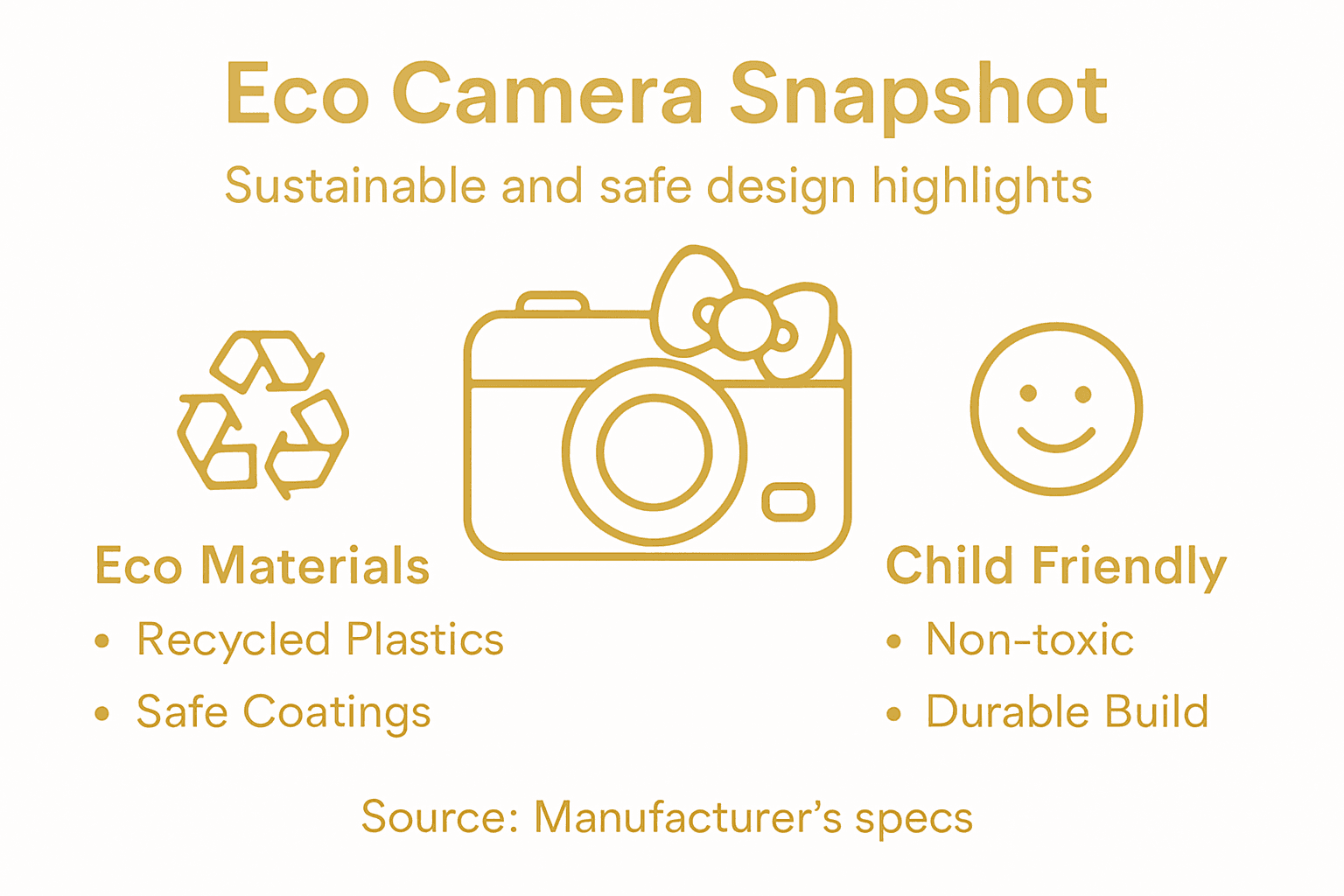 Infographic about eco-friendly camera design