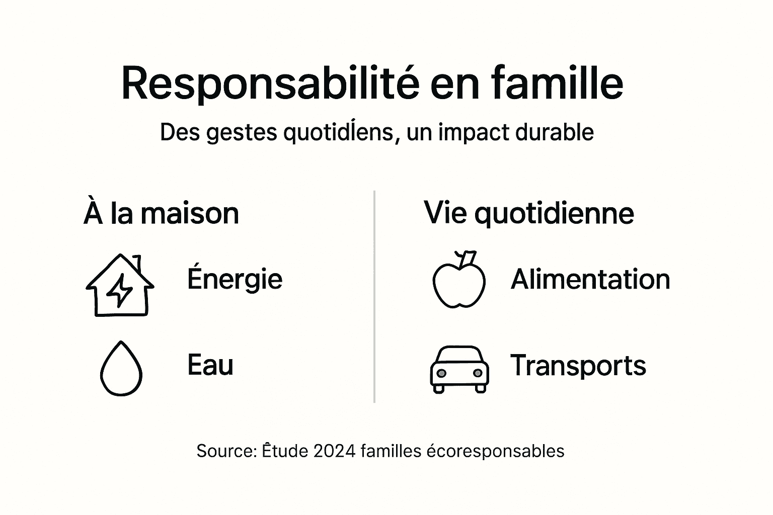 Infographie : comment adopter des gestes écoresponsables à la maison