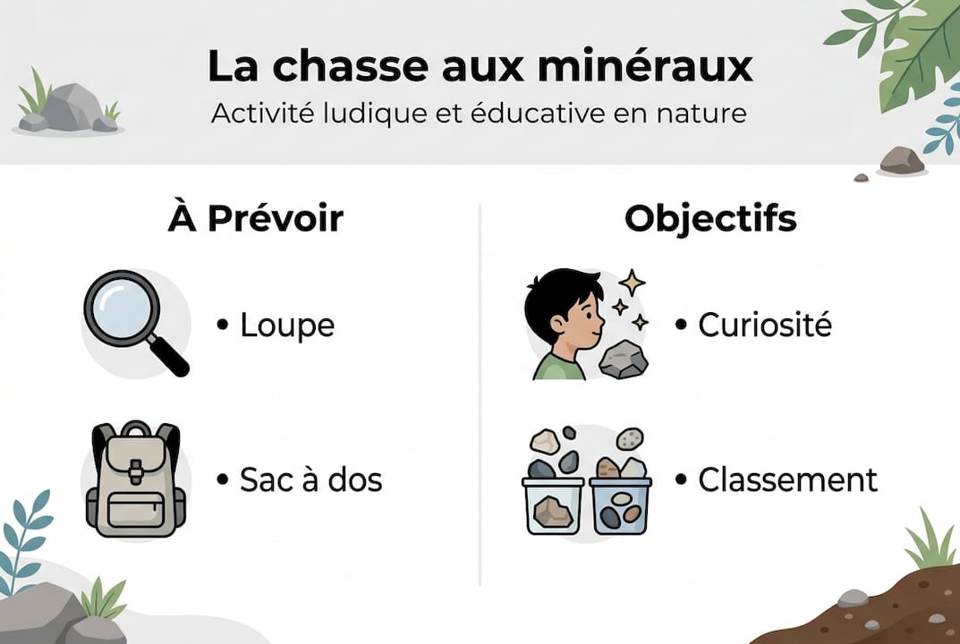 Aperçu en image : une aventure ludique à la découverte des minéraux avec les enfants