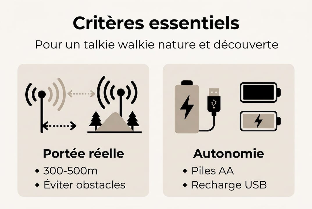 Infographie : comment bien choisir un talkie-walkie pour enfants ?