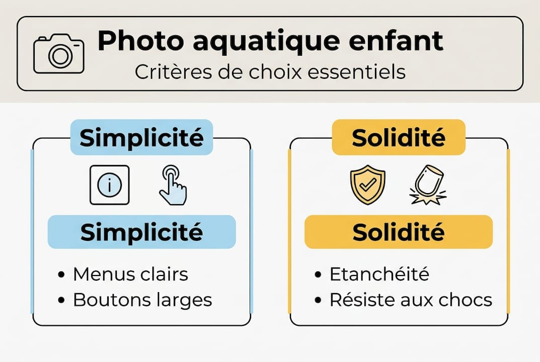 Infographie : comment bien choisir un appareil photo étanche pour votre enfant
