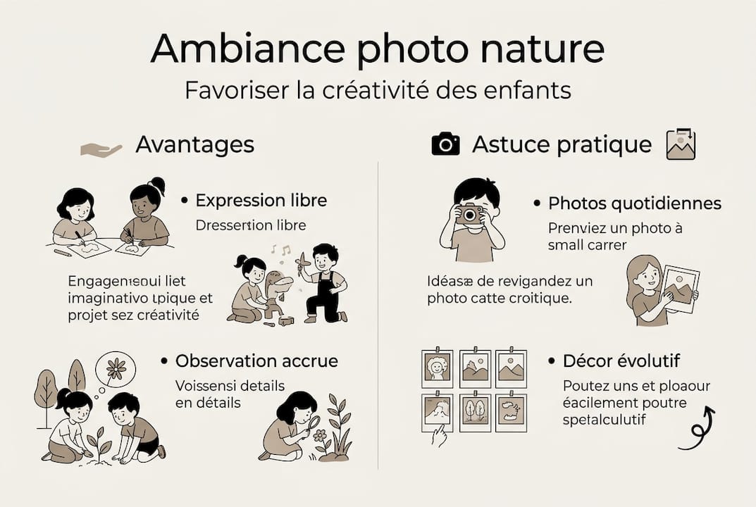 Infographie : pourquoi initier les enfants à la photographie de nature ?