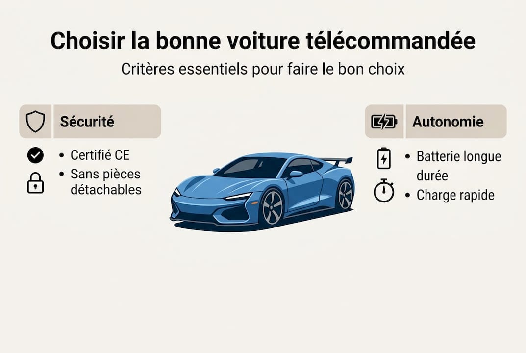 Infographie : comment bien choisir sa voiture télécommandée ?