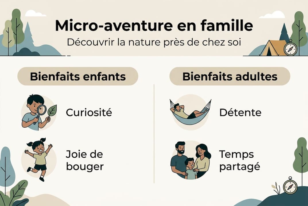 Découvrez en image tous les atouts des petites escapades en famille
