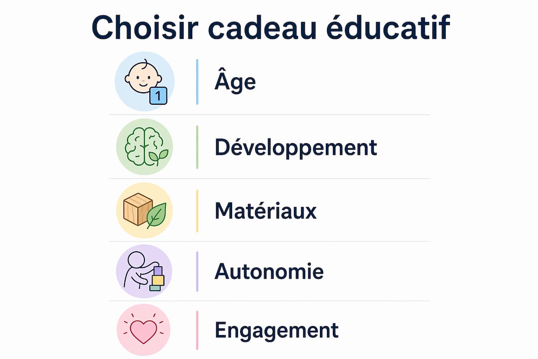 Infographie : comment choisir un cadeau éducatif qui convient vraiment
