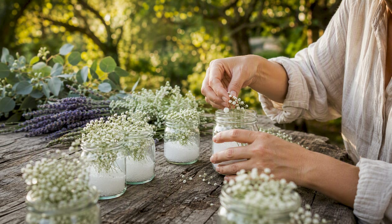 Conserver des fleurs grâce au gel de silice