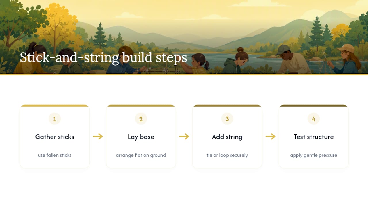 Four-step accessible outdoor building sequence