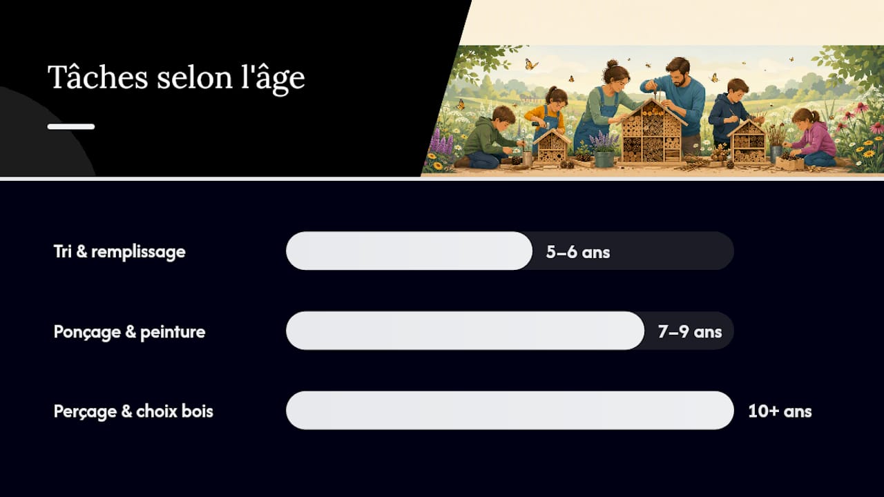 Comment transformer ce projet en activité pédagogique en famille ? — overview diagram