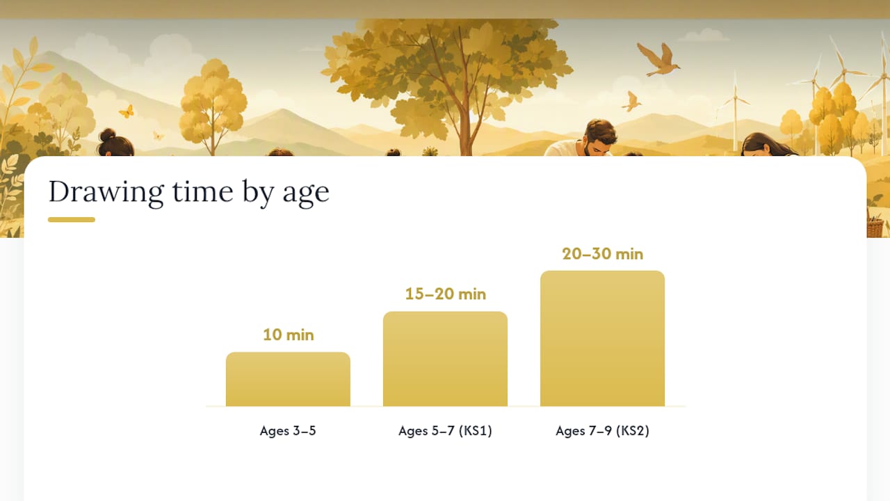 Running the activity at home or in class — overview diagram