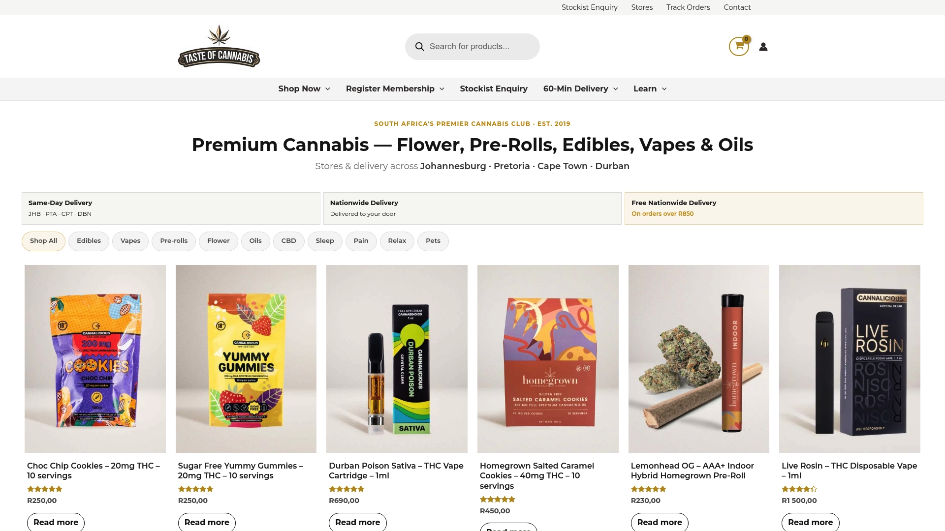 https://tasteofcannabis.co.za
