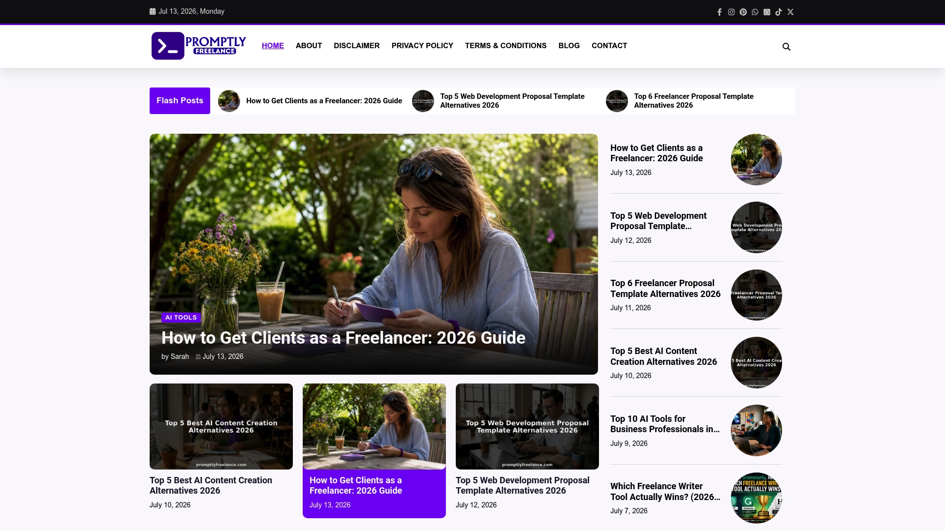 https://promptlyfreelance.com