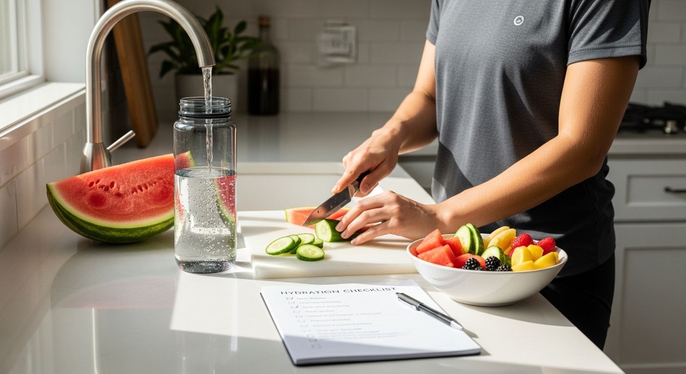 Sommerhaut Hydration Ernährung