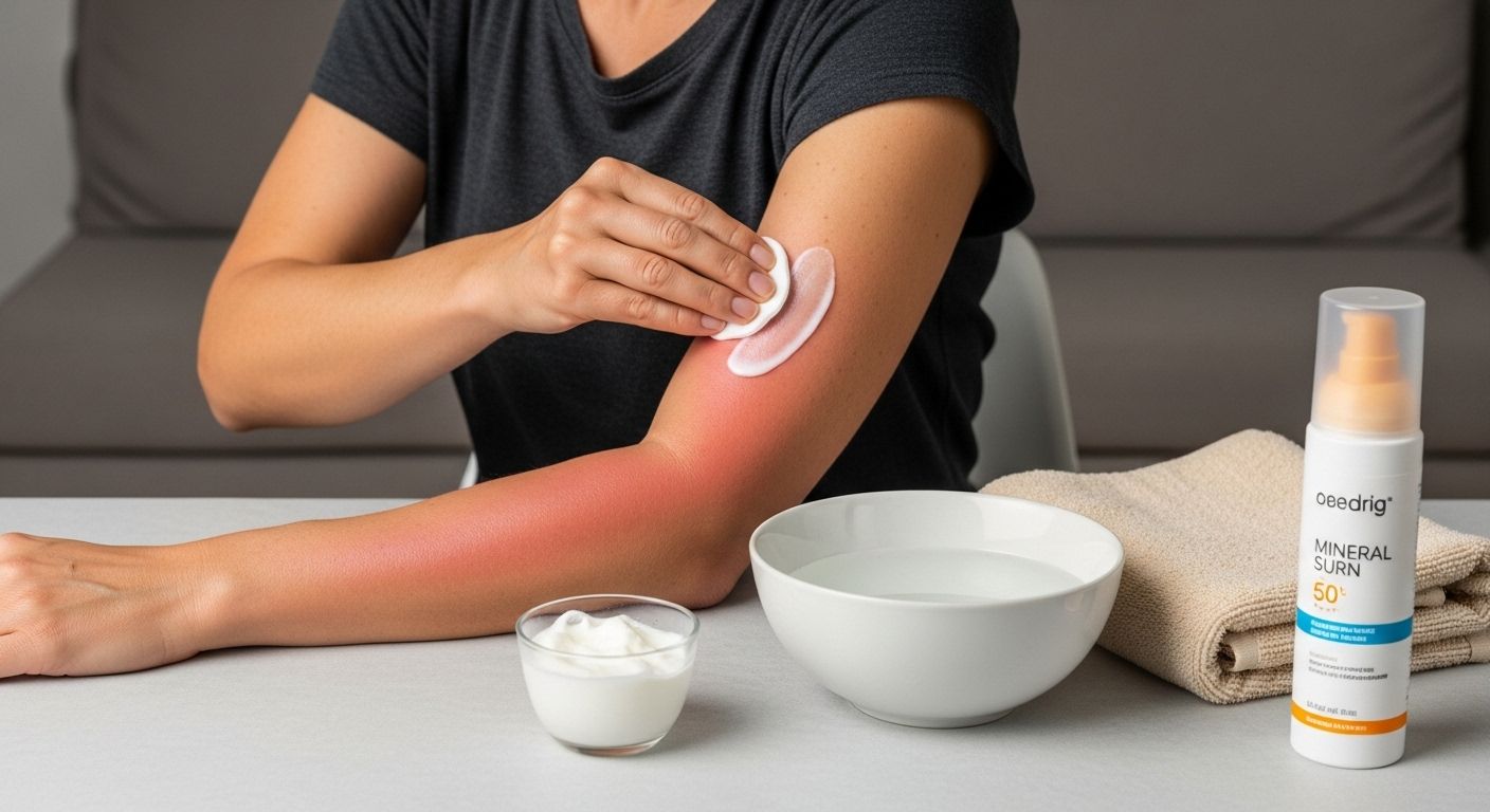 sonnenbrand quark auftragen