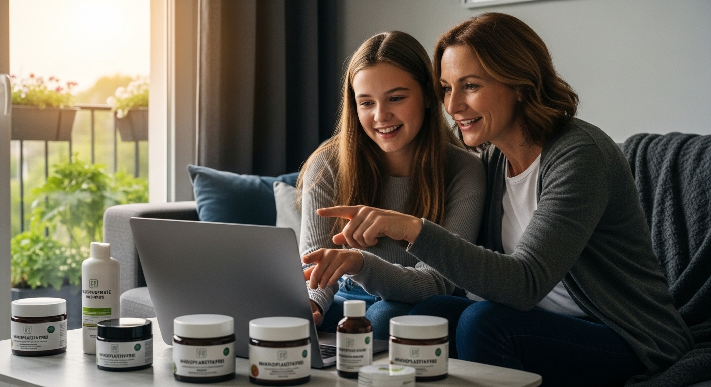 mikroplastikfreie kosmetik familie