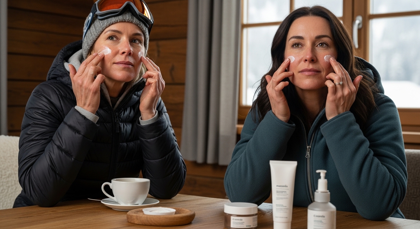 Hautpflege nach Wintersport