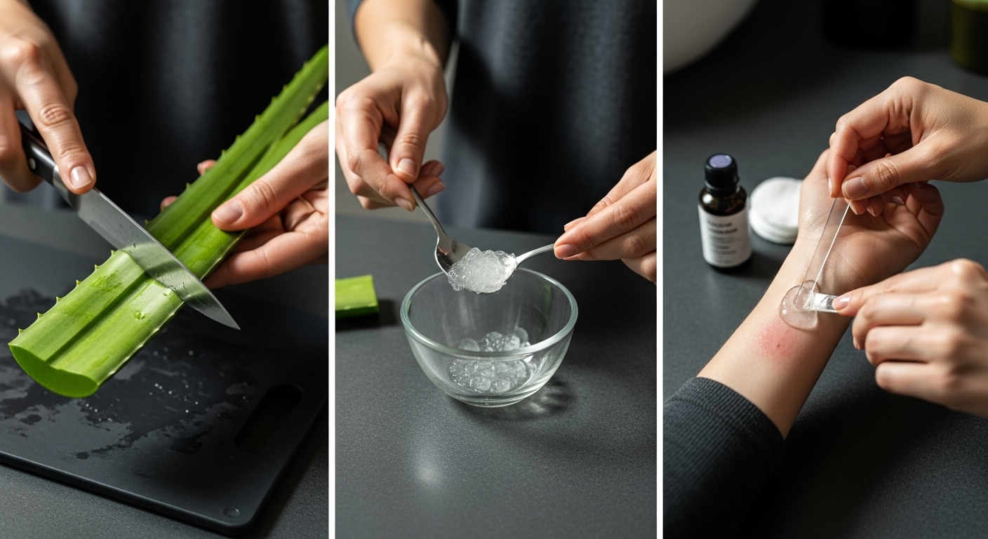 Aloe Vera Juckreiz Anwendung