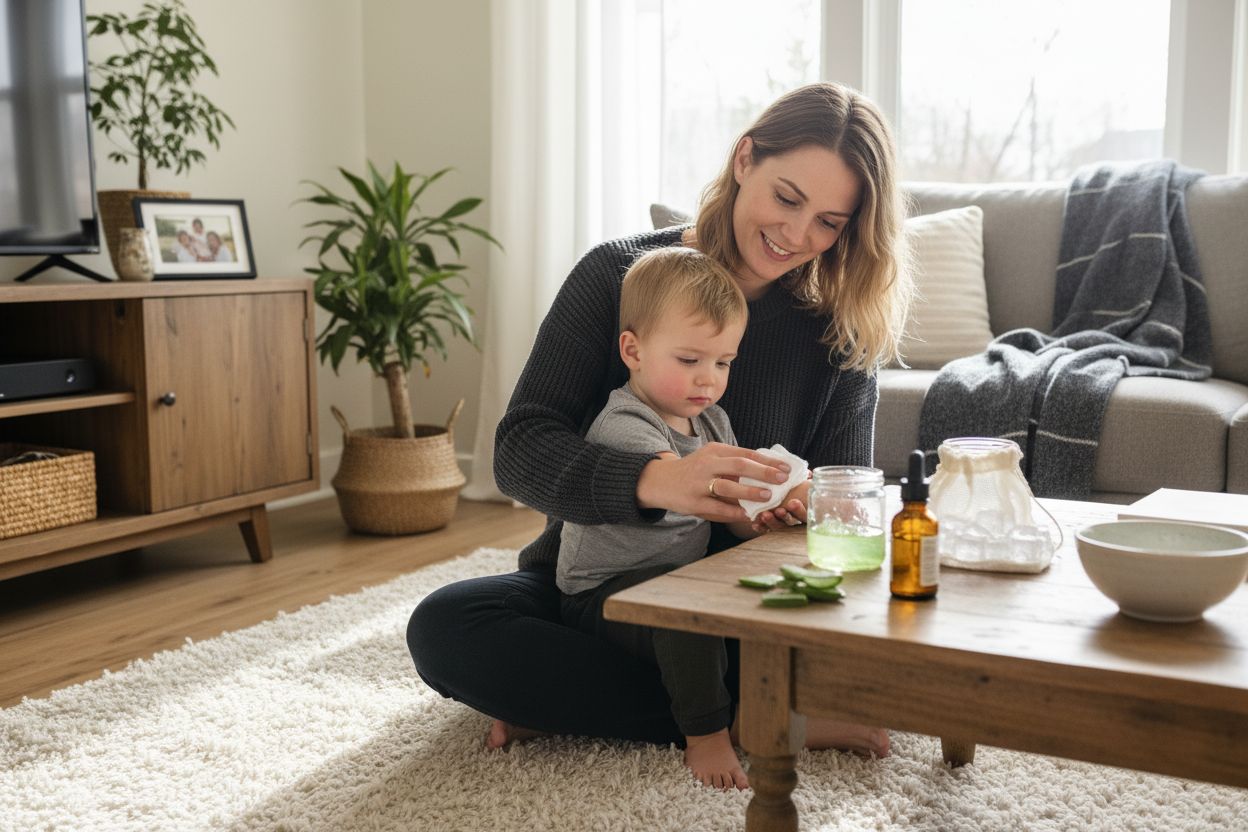 natürliche Hautkühlung Zuhause