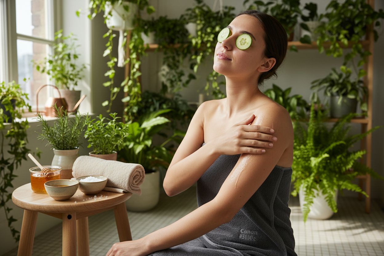 natürliche Hautkühlmethoden zuhause