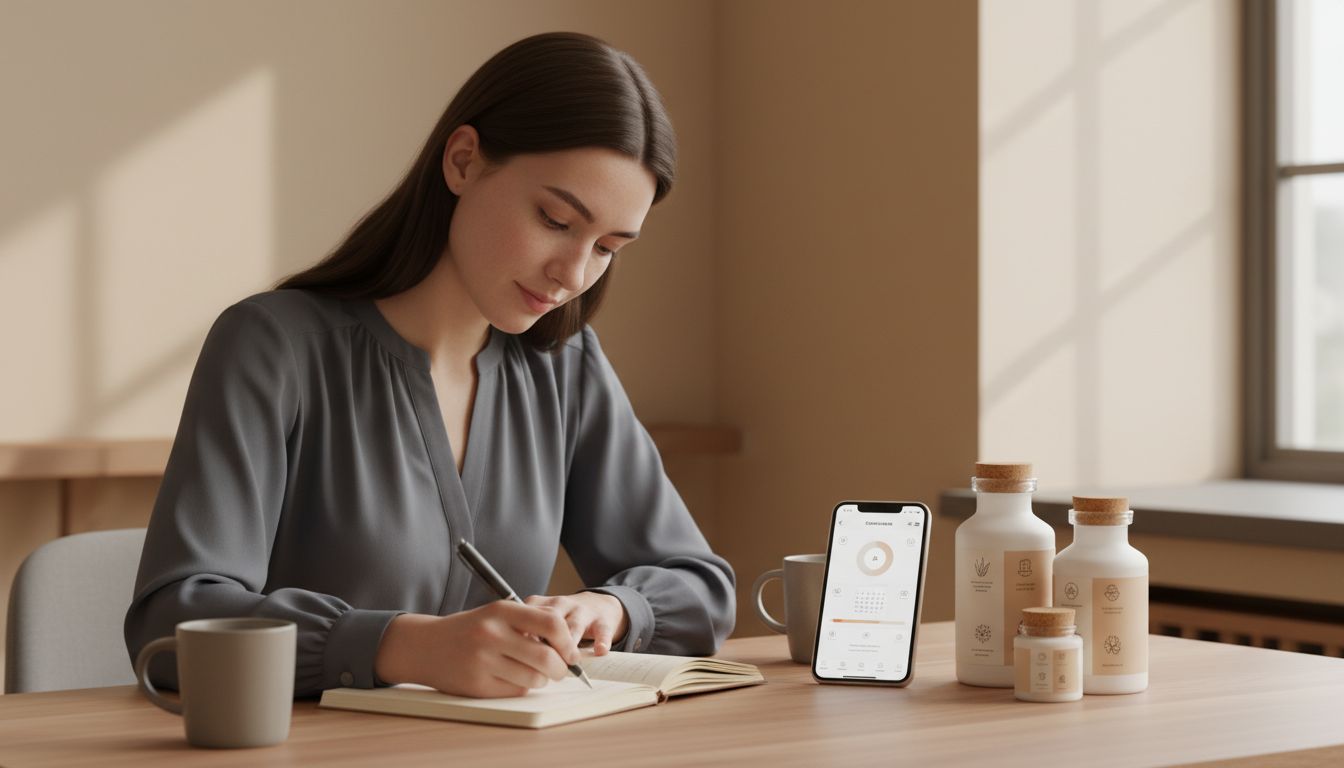 Hauttagebuch natürliche Pflegeprodukte