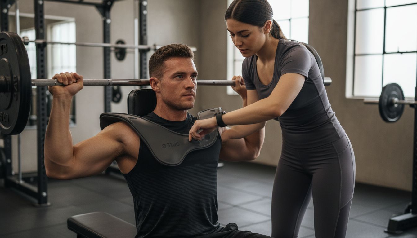 Kraftsport Muskelkühlung Gym