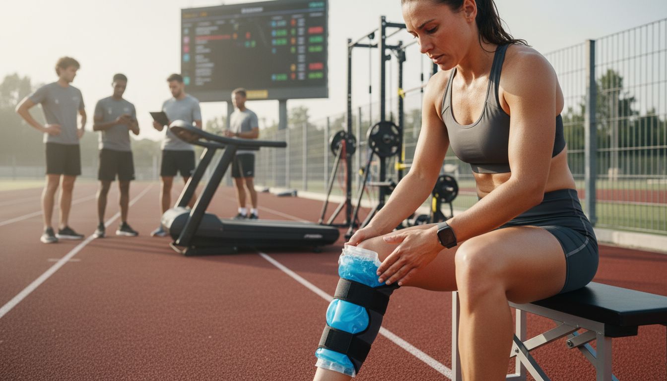 Sport Hautkühlung Anwendung