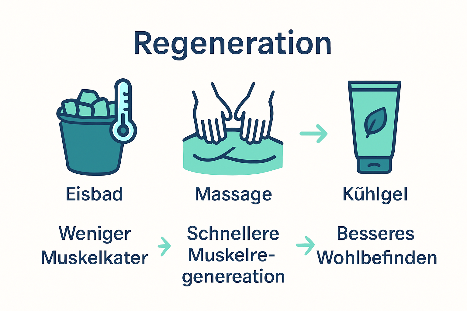 Icons compare popular recovery methods