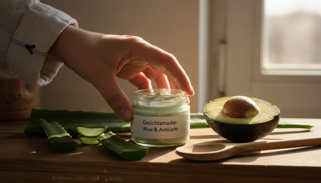 Ausgesuchte Tiegel mit pflanzlicher Hautpflege