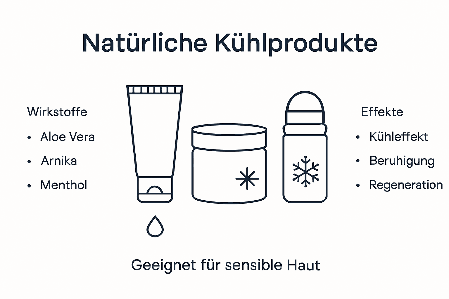 Übersicht: Natürliche Möglichkeiten zur Kühlung und ihre Wirkung