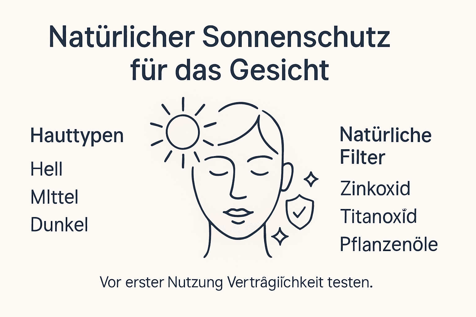 Übersicht: Natürliche Filter und verschiedene Hauttypen im Vergleich