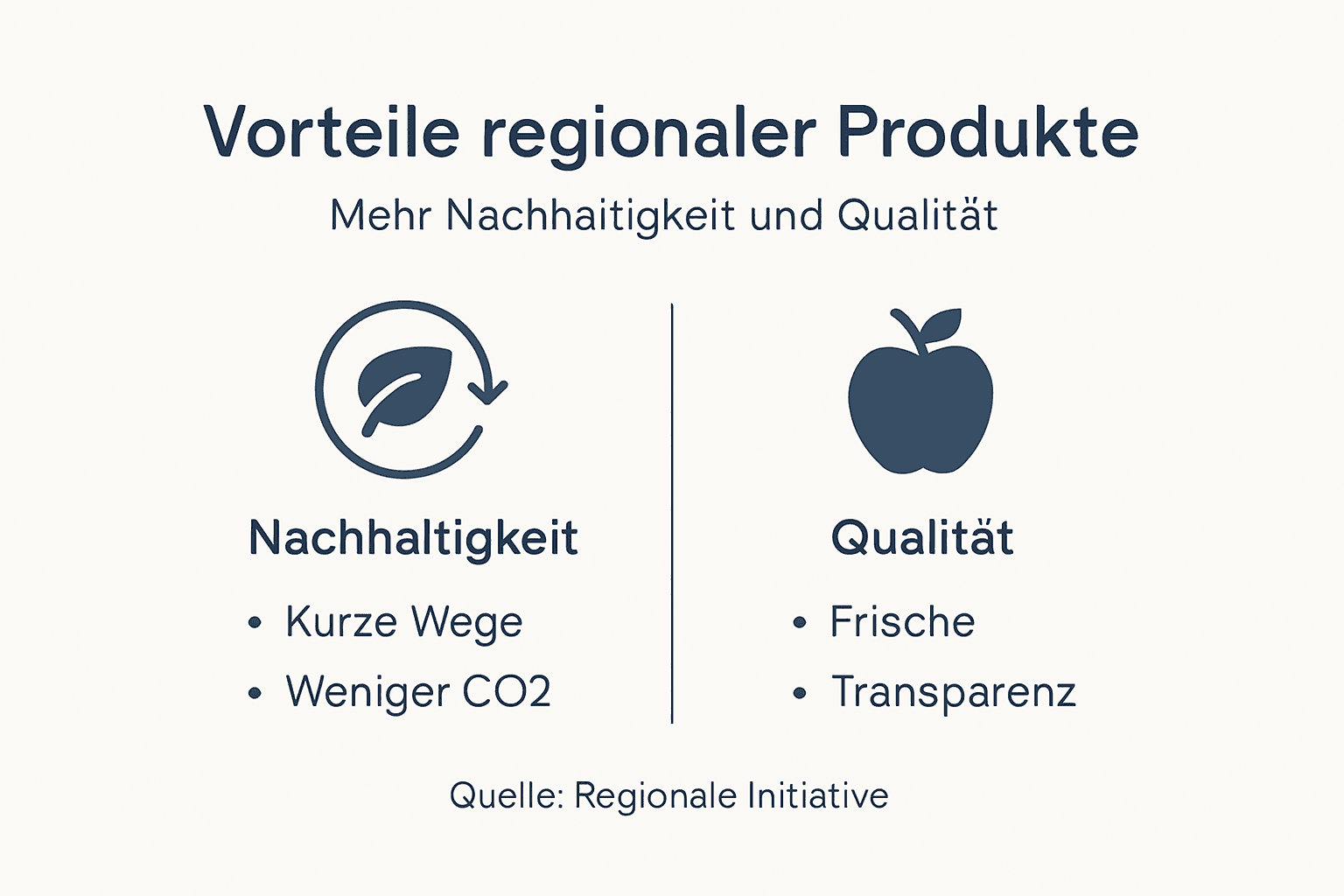Infografik: Warum regionale Produkte überzeugen – Nachhaltig, hochwertig und mit gutem Gewissen genießen