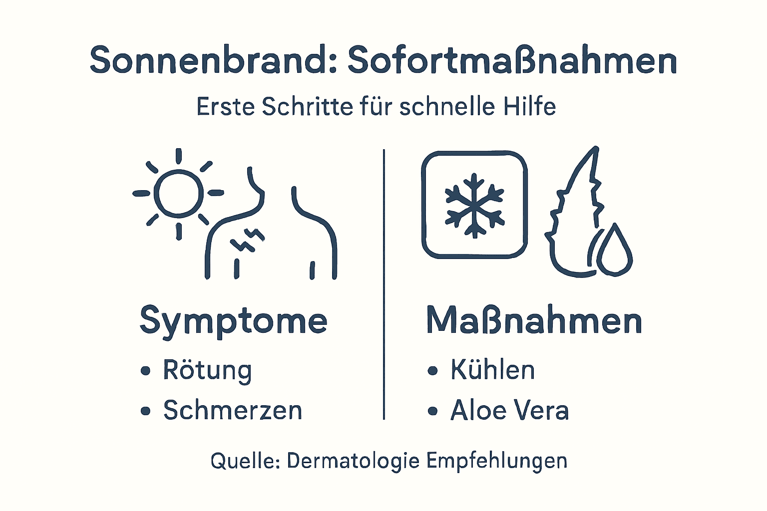 Übersicht: Sonnenbrand – typische Anzeichen erkennen und richtig reagieren