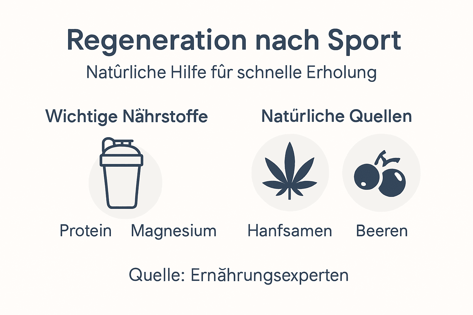 Übersicht: So unterstützt richtige Regeneration und gezielte Nahrungsergänzung deine Erholung nach dem Sport