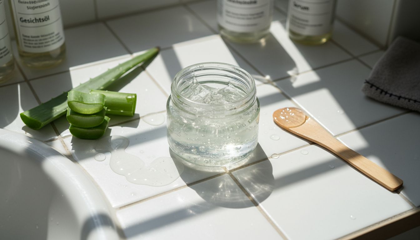 Aloe-Vera-Gel im Glas – inklusive lebender Pflanze