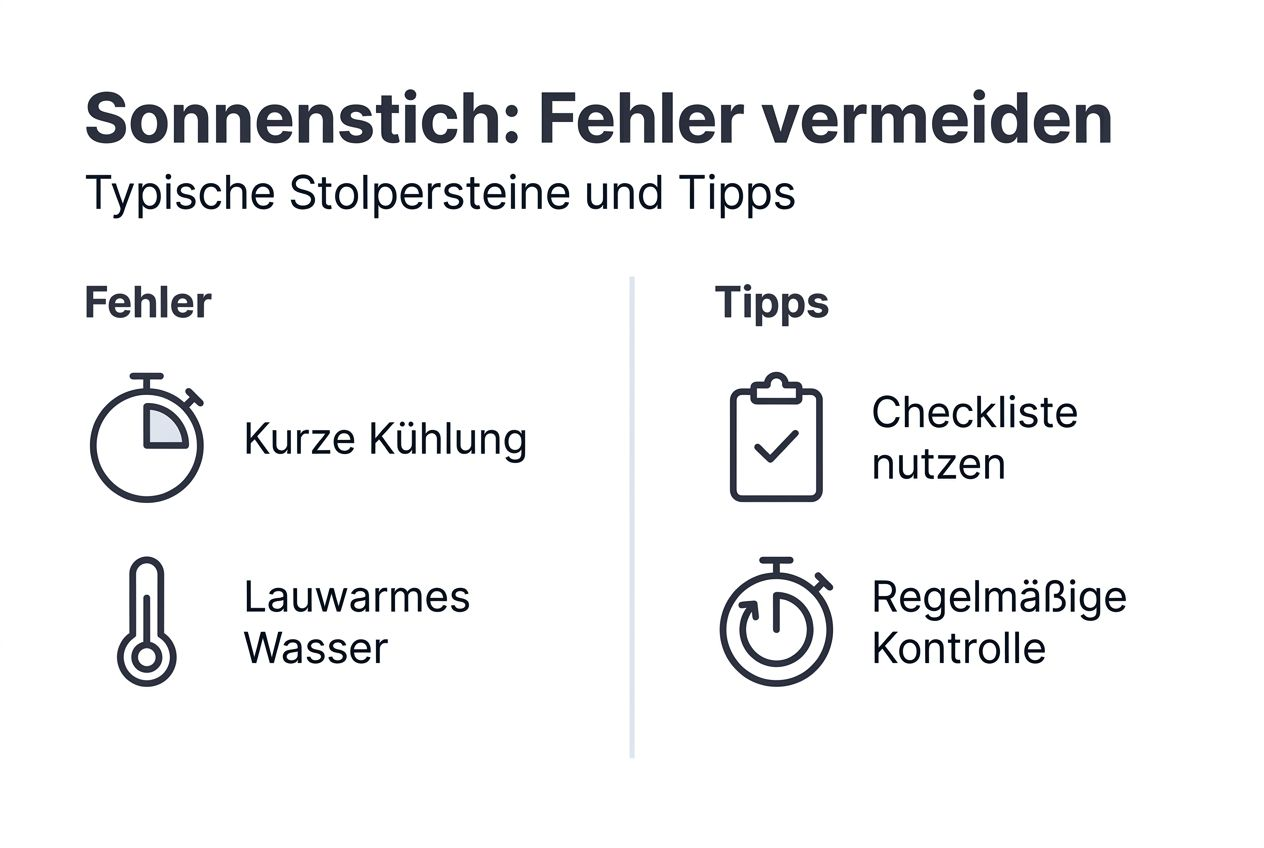 Übersicht: Die häufigsten Irrtümer rund um den Sonnenstich und wie man sich richtig schützt
