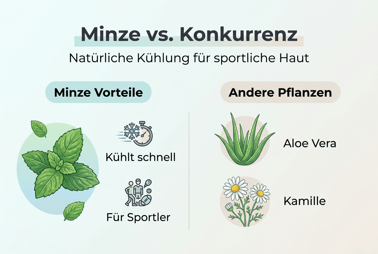 Übersicht: Minze und andere pflanzliche Wirkstoffe mit kühlender Wirkung