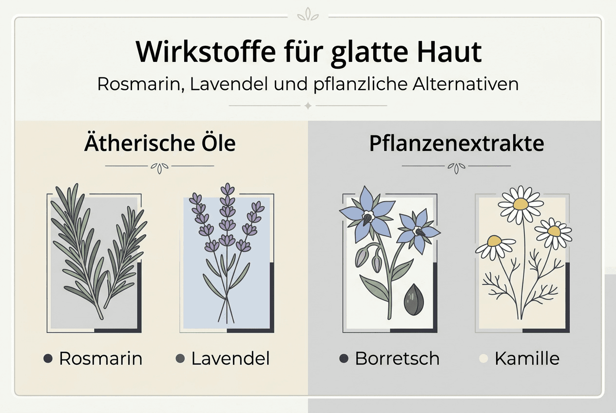 Infografik: Ätherische Öle und Pflanzenextrakte im Vergleich