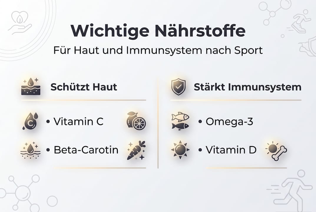 Übersicht: Wichtige Nährstoffe für gesunde Haut und ein starkes Immunsystem