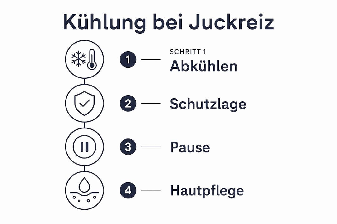 Schritt-für-Schritt-Anleitung: So kühlst du juckende Haut richtig